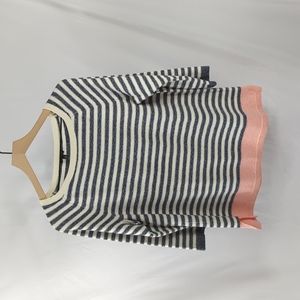 Talbots Cotton Blend Striped Sweater